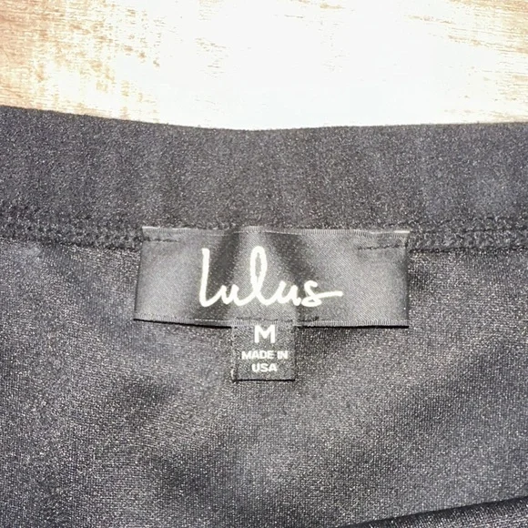 Lulu's Elegant Black Off-Shoulder Jumpsuit - Picture 3 of 3